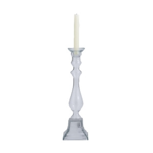Dimond Home Clear Glass Knight Pillar Candle Holder - All