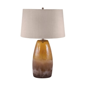 Dimond Lighting Amber Crackle Arctic Glass Table Lamp - All