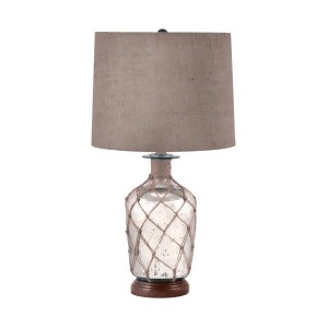 Dimond Lighting Jute-Wrapped Mercury Glass Table Lamp - All
