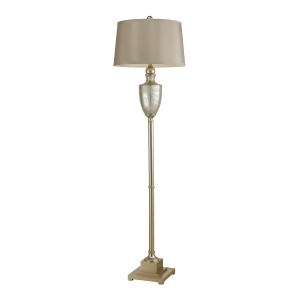 Dimond Lighting Elmira Antique Mercury Glass Floor Lamp With Silver Accents - All