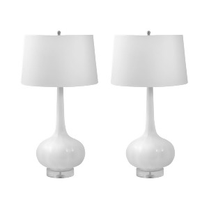 Dimond Lighting Del Mar Porcelain Table Lamp In White - All