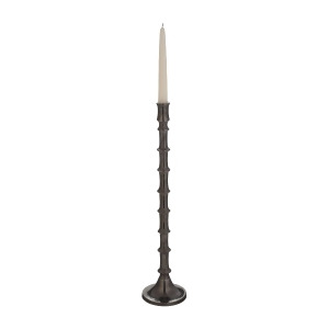Dimond Home Gunmetal Bamboo Candleholder Large - All