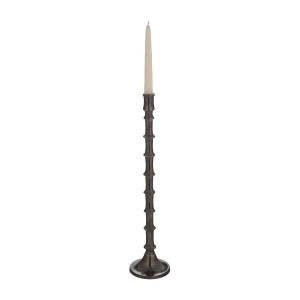 Dimond Home Gunmetal Bamboo Candleholder Large - All