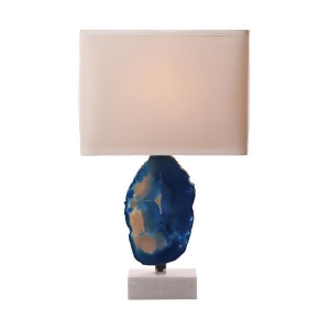 Dimond Lighting Minoa 1 Light Table Lamp In Blue Agate And Marble - All
