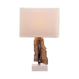 Dimond Lighting Minoa 1 Light Table Lamp In Natural Agate And Marble - All