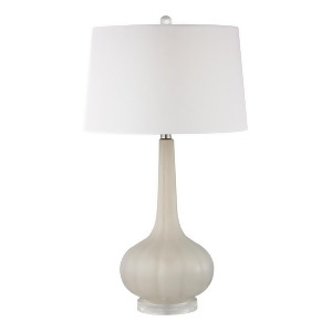 Dimond Lighting Abbey Lane Ceramic Table Lamp in Off White - All