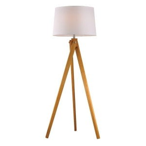 Dimond Lighting Wooden Tripod Floor Lamp in Natural Wood Tone - All