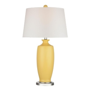 Dimond Lighting Halisham Ceramic Table Lamp in Sunshine Yellow - All