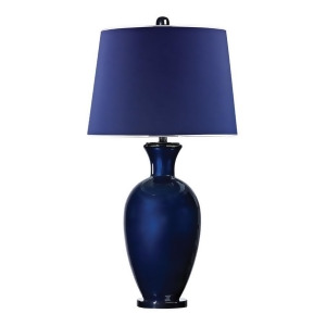 Dimond Lighting Helensburugh Glass Table Lamp in Navy Blue - All