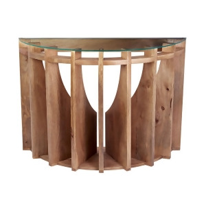 Dimond Home Wooden Sundial Console Table - All