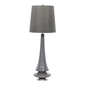 Elstead Lighting Spin Grey Table Lamp - All