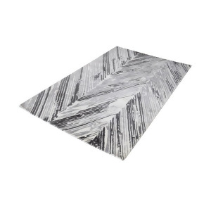 Dimond Home Rhythm Handwoven Printed Wool Rug In Grey And White - All