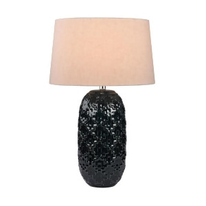 Dimond Lighting Teal Ceramic Bun Table Lamp - All