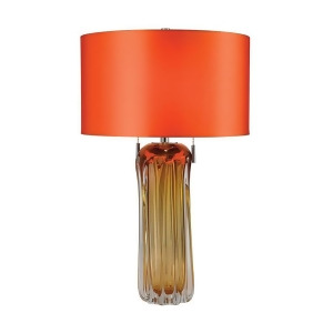 Dimond Lighting Ferrara Blown Glass Table Lamp in Amber - All