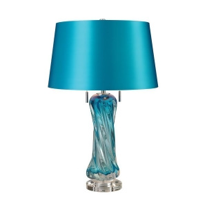 Dimond Lighting Vergato Blown Glass Table Lamp in Blue - All