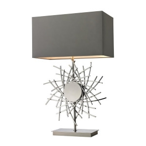 Dimond Lighting Cesano Abstract Formed Metalwork Table Lamp in Polished Nickel - All
