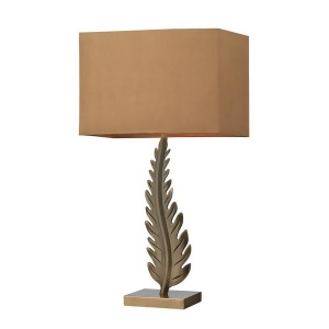 Dimond Lighting Oak Cliff Solid Brass Table Lamp in Aged Brass - All