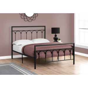 Monarch Specialties 2657 Metal Bed Frame in Black - All