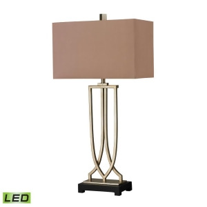 Dimond Lighting Form Iron Led Table Lamp In Antique Silver Leaf Finish - All