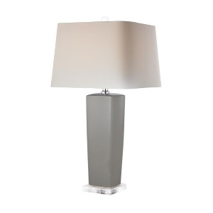 Dimond Lighting Tapered Grey Ceramic Lamp - All