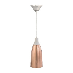 Dimond Lighting Copper And Marble Hanging Lamp - All