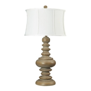 Dimond Lighting Moniac 1 Light Table Lamp In Bleached Wood - All