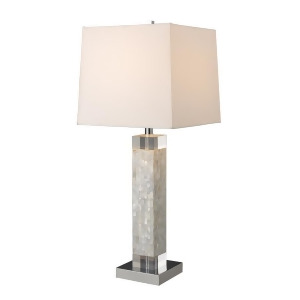 Dimond Lighting Luzerne Table Lamp In Mother of Pearl With Milano Off White Shad - All