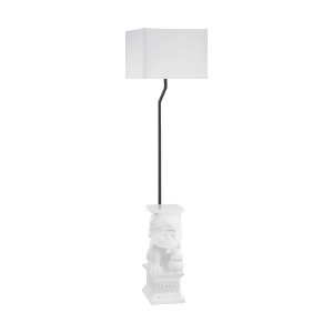 Dimond Lighting Wei Shi Outdoor Floor Lamp With White Shade - All