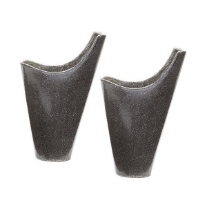 Dimond Home Reaction Filled Vases In Grey Set of 2 - All