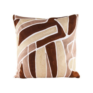 Dimond Home Brown Neutrals Pillow With Goose Down Insert - All