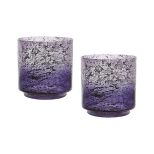 Dimond Home Ombre Hurricanes In Plum Set of 2 - All