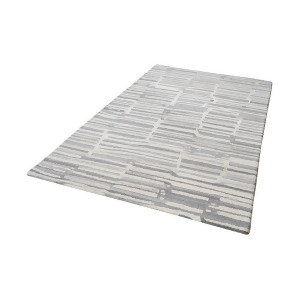 Dimond Home Slate Handtufted Wool Rug In Grey And White - All