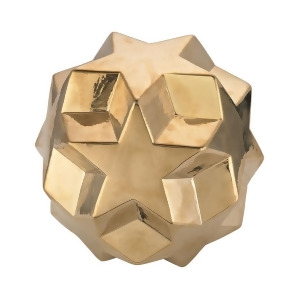 Dimond Home Ceramic Gold Table Top Star Ball - All