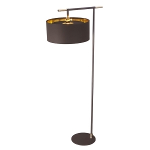 Elstead Lighting Balance Brown Polished Brass Floor Lamp - All