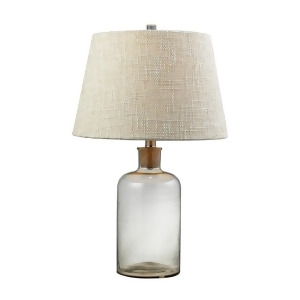 Dimond Lighting Clear Glass Bottle Table Lamp With Cork Neck - All