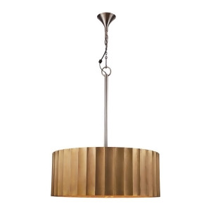 Dimond Home Brass Clad Ribbed Pendant - All