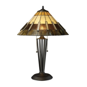 Dimond Lighting Porterdale 2 Light Table Lamp In Tiffany Bronze - All