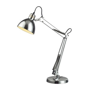Dimond Lighting Ingelside Desk Lamp In Chrome With Chrome Shade - All