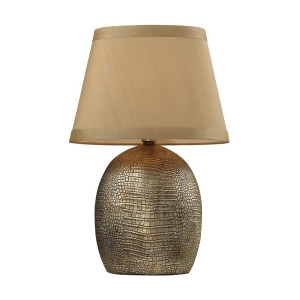 Dimond Lighting Gilead Table Lamp With Alligator Texture Base In Meknes Bronze - All