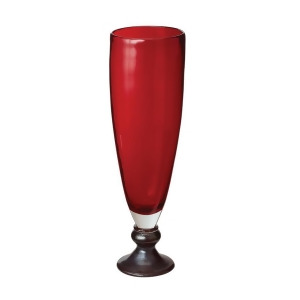 Dimond Home Ruby Pearl Vase With Metallic Foot Large - All
