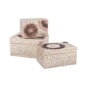 Dimond Home Medium Capiz Shell Urchin Box - All