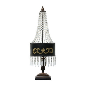 Dimond Lighting Grand Eiffel 1 Light Table Lamp in Parisian Black - All