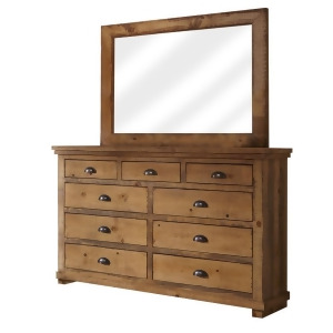 Progressive Willow Drawer Dresser and Mirror - All