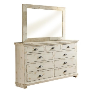 Progressive Willow Drawer Dresser and Mirror - All
