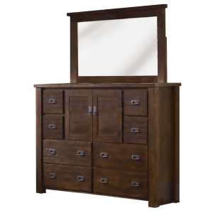 Progressive Trestlewood Dresser and Mirror - All