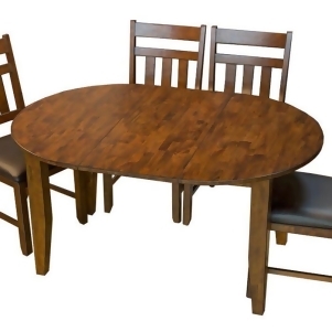A-america Mason 60 Inch Oval Dining Table w/Leaf in Mango - All