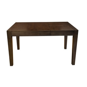 A-america Brooklyn Heights Square Leg Dining Table in Warm Grey - All