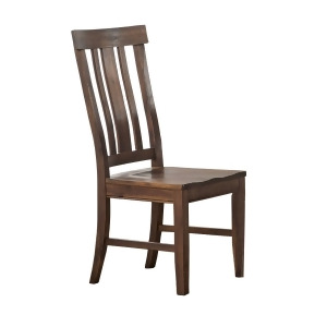 A-america Dawson Slat Back Chair in Wire Brushed Timber Set of 2 - All