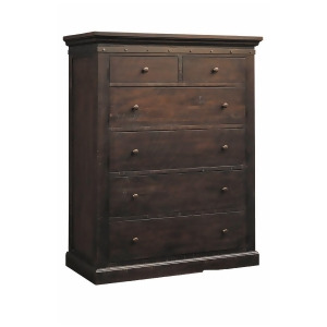 A-america Jackson Drawer Chest in Rawhide Mahogany - All
