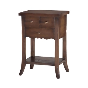 Sterling 3-Drawer East Hampton Side Table - All